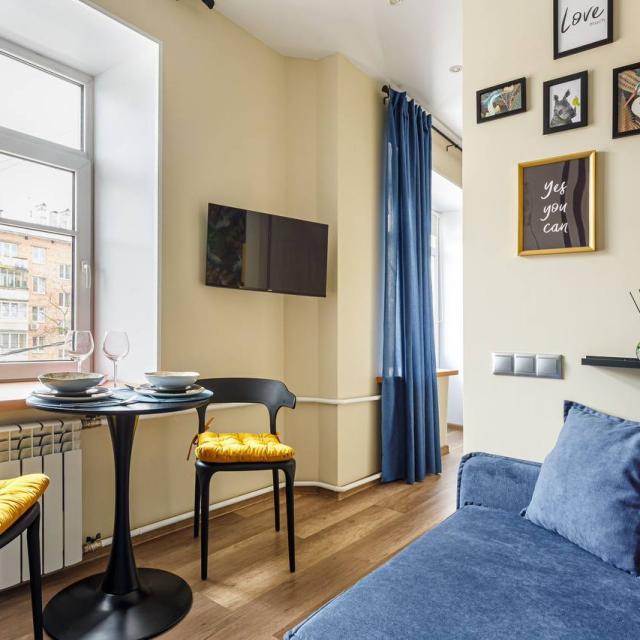 Modern comfortable apartments near Sokolniki metro station for 1-2 guests