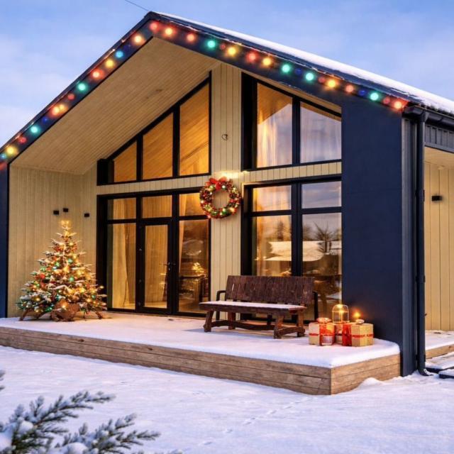 House with a warm pool  "Quiet pine"