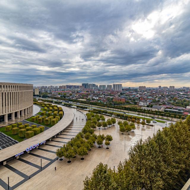 Cozy apartment with a view of the Stadium and Krasnodar Park