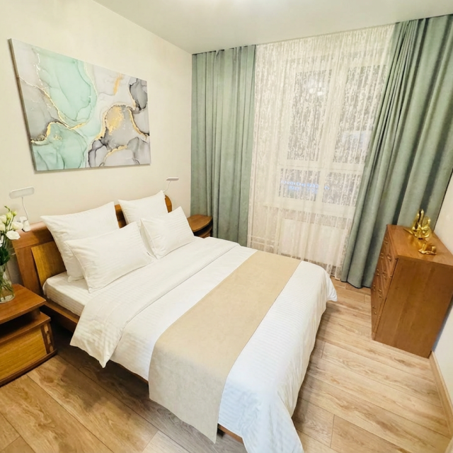 2-к. квартира, 55 м², 2 кровати