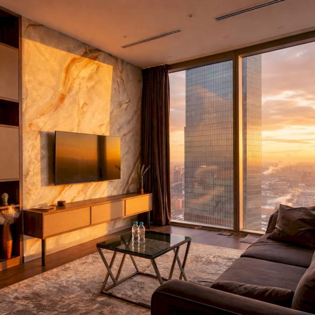Luxury apartments Moscow City AV Stay 70 floor 2 rooms from AV Aparts 