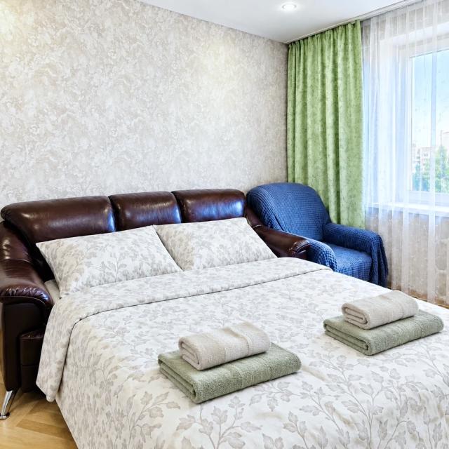 The apartment is the same odnushka near the MEGA shopping center