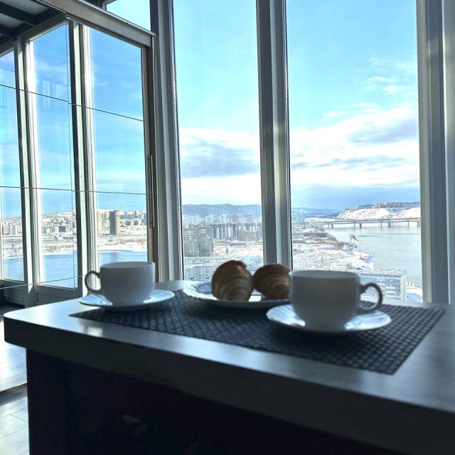 Apartment with a magnificent view of the Yenisei River