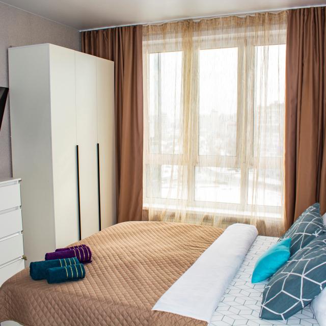 Cozy and bright apartment in the Planeta residential complex. The city center!