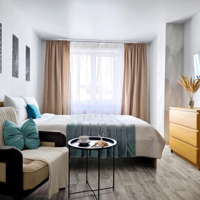 Modern apartment Comfort Code with a view of Gord on Gorky 43