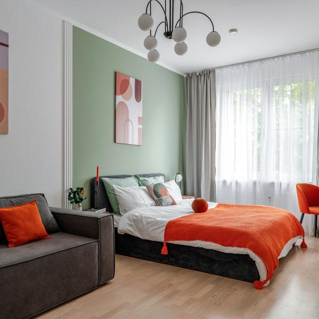 Bright and stylish apartment 7 minutes walk from Petrogradskaya metro station