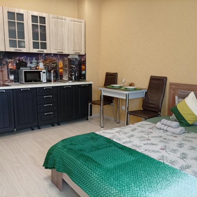 Cozy studio in the heart of Novo-Patrushevo in the residential complex "Three Heroes"
