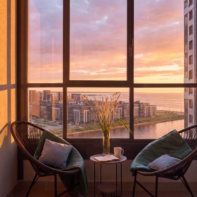Apartment with sea view in Saint Petersburg