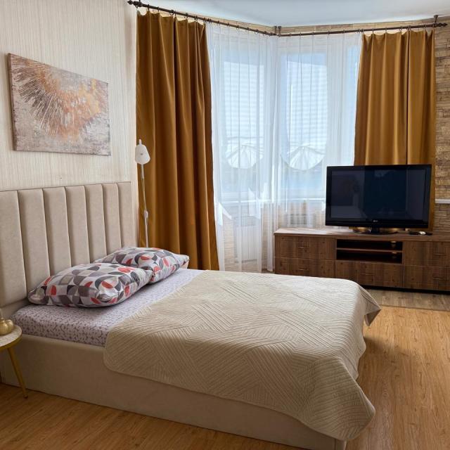 ЖК "ТРИУМФ" Пушкина 15 на 12 этаже вид открывает на город