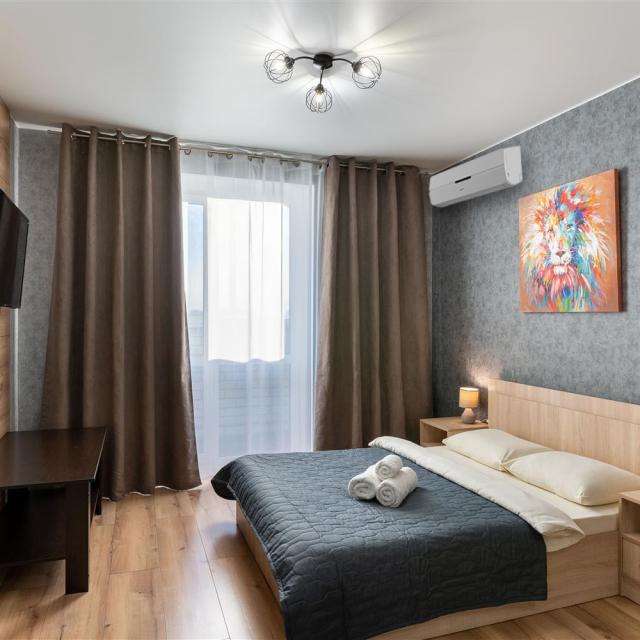 Apartment Center Park on Mendeleev Street