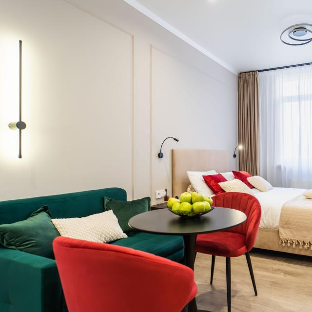 There is an apartment on Rimsky passage