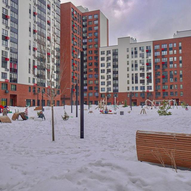 Apartments on Edvard Grieg street 18 building 1