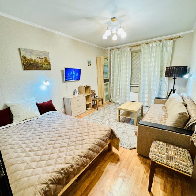 Cozy apartment for 4 guests near the Phystech metro station