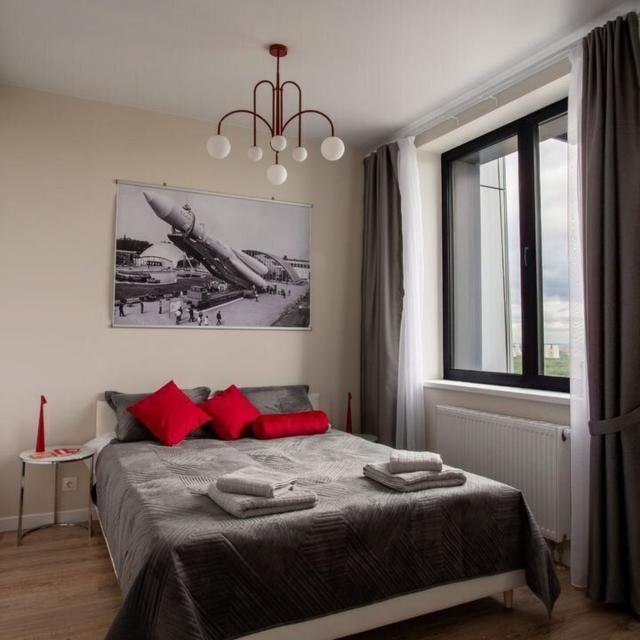Themed designer apartments "The First" in Afi Tower residential complex