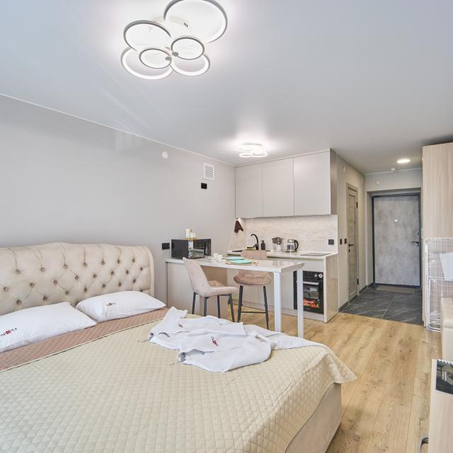 Apartments in the residential complex "DREAM HOUSE" with modern renovation