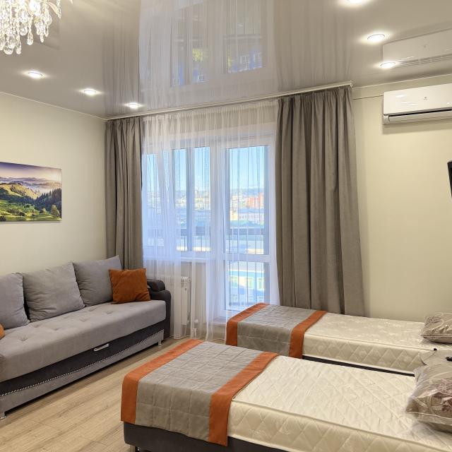 Apartments on Sovetov Square on Smolina street 61