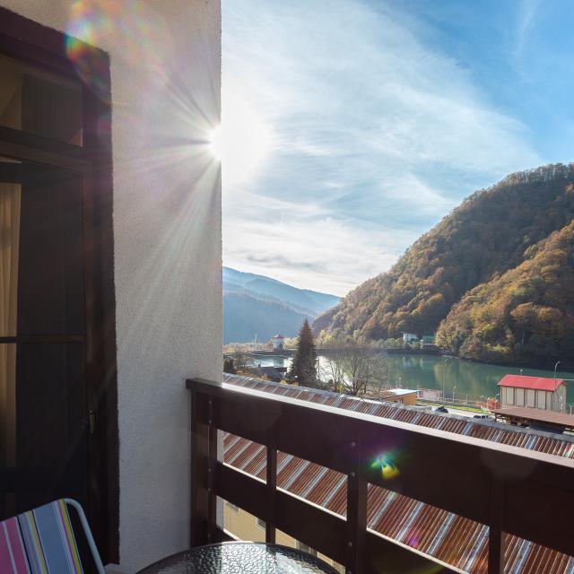 Cozy studio with mountain view