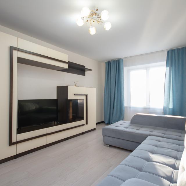 Comfortable apartment with a view of the city and the Volga River
